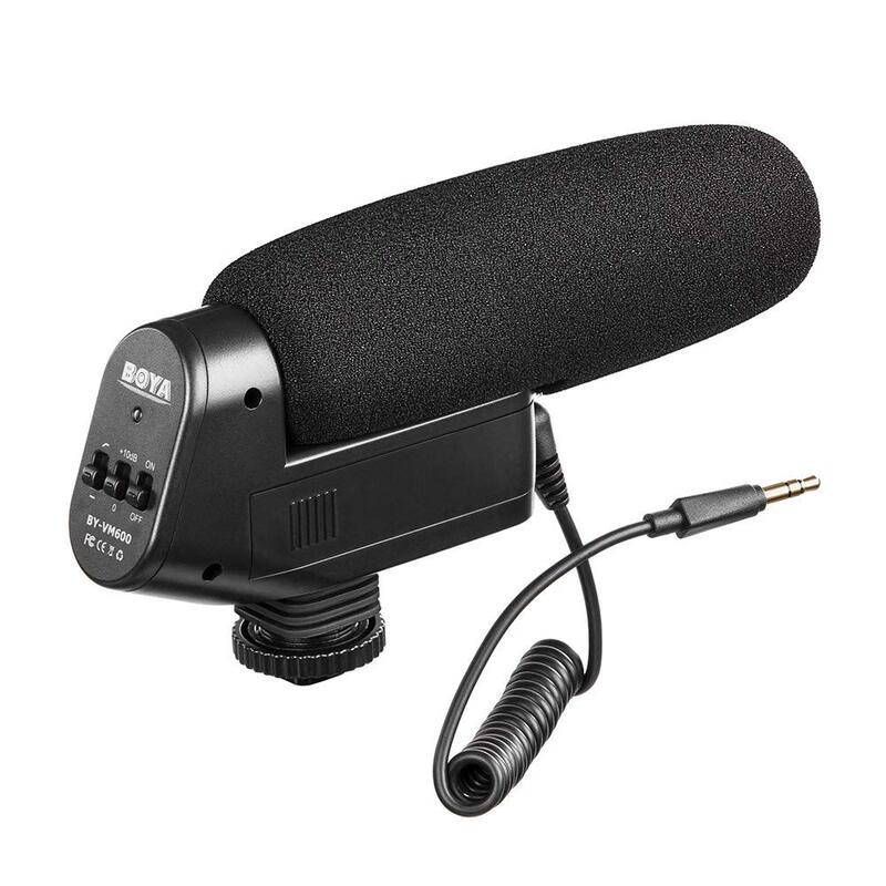 

Boya BY-Vm600 Shotgun Condenser Microphone for Digital DSLR Camera, Black