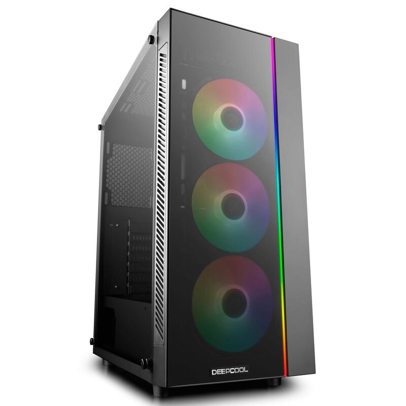 

Deepcool Matrexx 55 Addressable RGB 3 Fans Computer Case, Multicolour