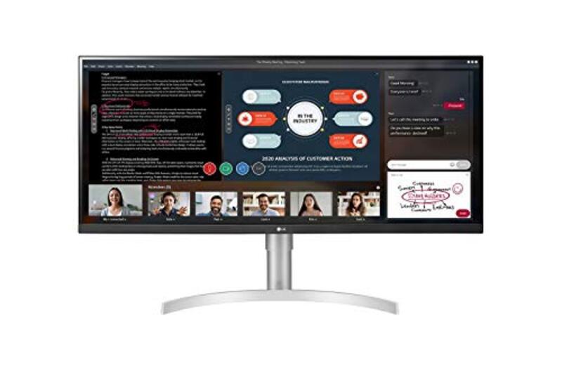 

LG 34 inch Ultra Wide LED IPS HDR 400 Monitor, 34WN650-W, Black