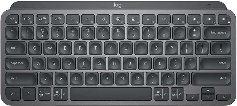 

Logitech MX Keys Mini Wireless English Keyboard, Grey