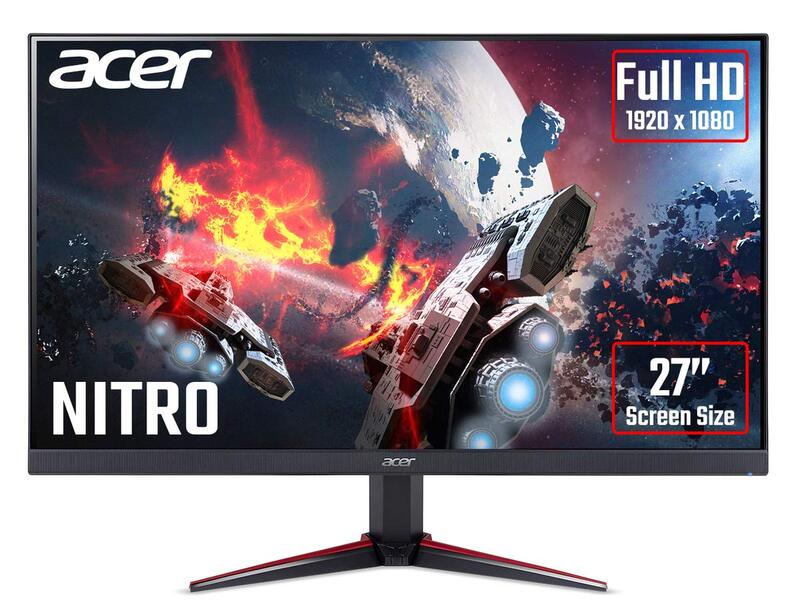 

Acer 27-inch Nitro VG270bmiix Full HD Gaming Monitor, Black/Red