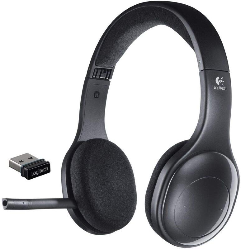 

Logitech H800 Bluetooth Wireless Foldable Over-Ear Headset with Mic, Black