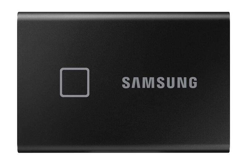 

Samsung 1TB T7 Touch USB 3.2 Gen.2 Portable External Solid State Drive, MU-PC1T0K/WW, Metallic Black