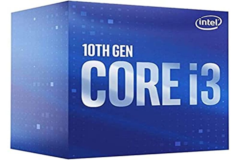

Boxed Intel Core i3 10100F Processor, Black