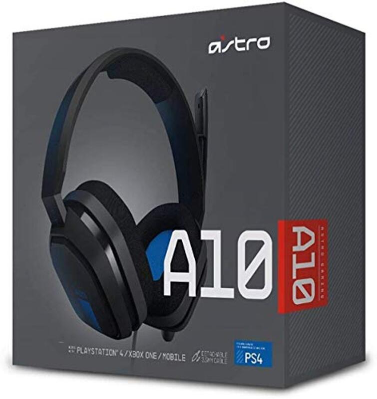 

Astro A10 Wired Over-Ear Gaming Headset, Black