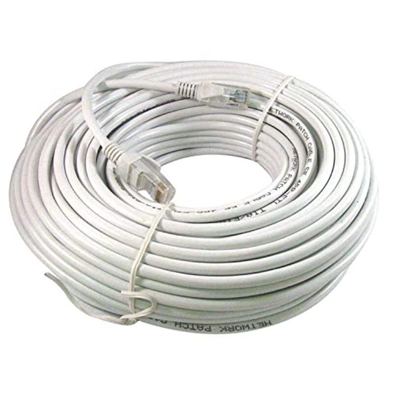 

Generic 50-Meter Ethernet LAN Network Cable, RJ45 Male to RJ45, Grey