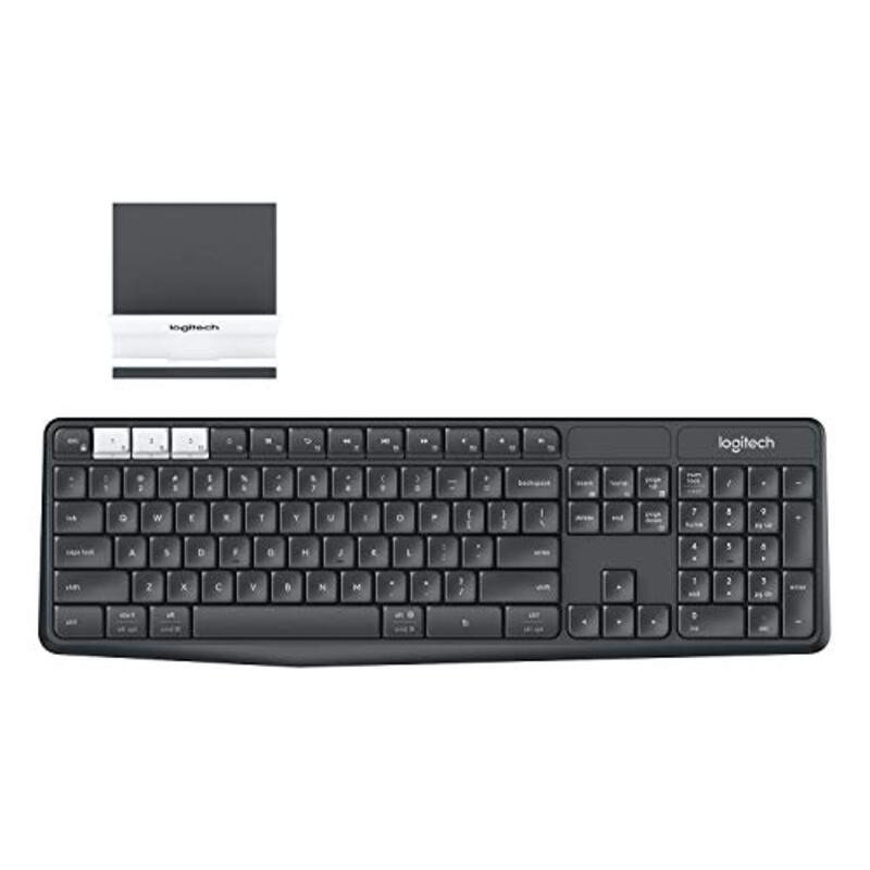 

Logitech K375s Multi-Device Wireless English Keyboard, Black/White