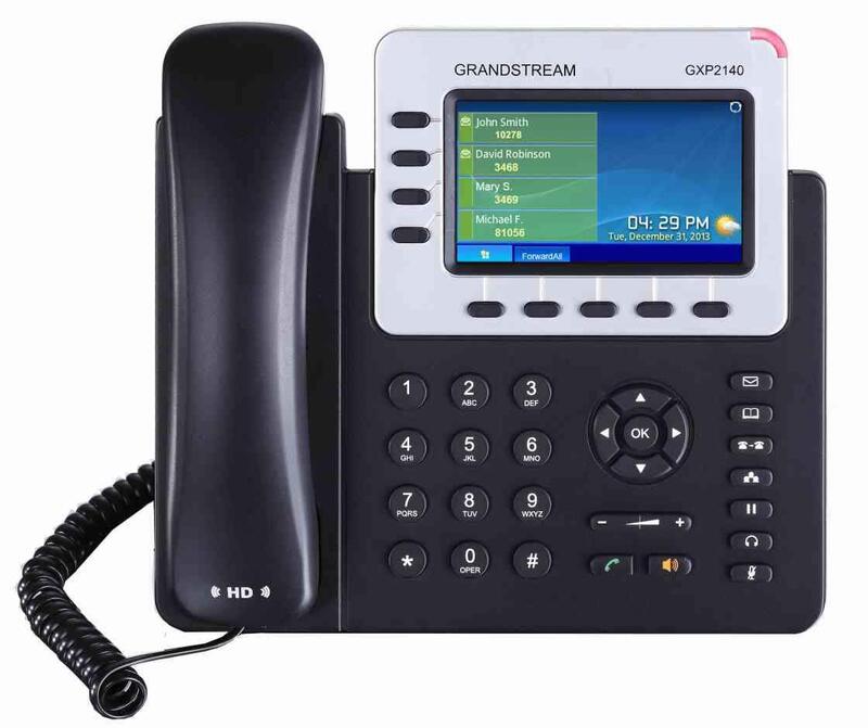

GrandStream GXP2140 IP Telephone, Black