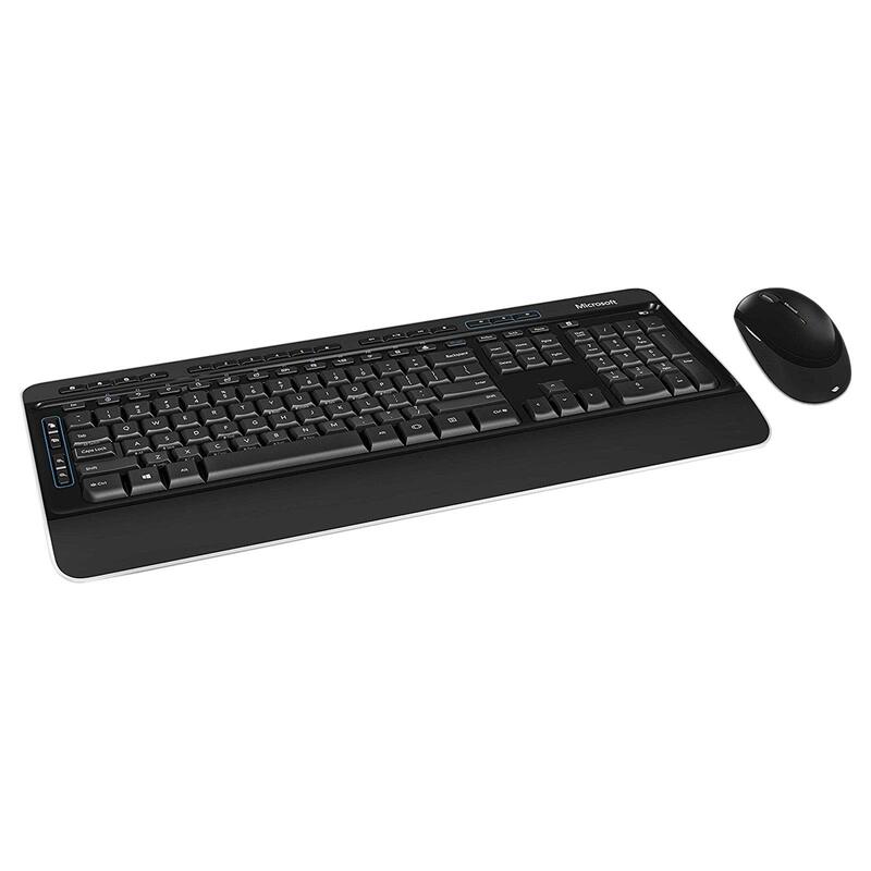 

Microsoft 3050 Wireless English Keyboard & Mouse, Black