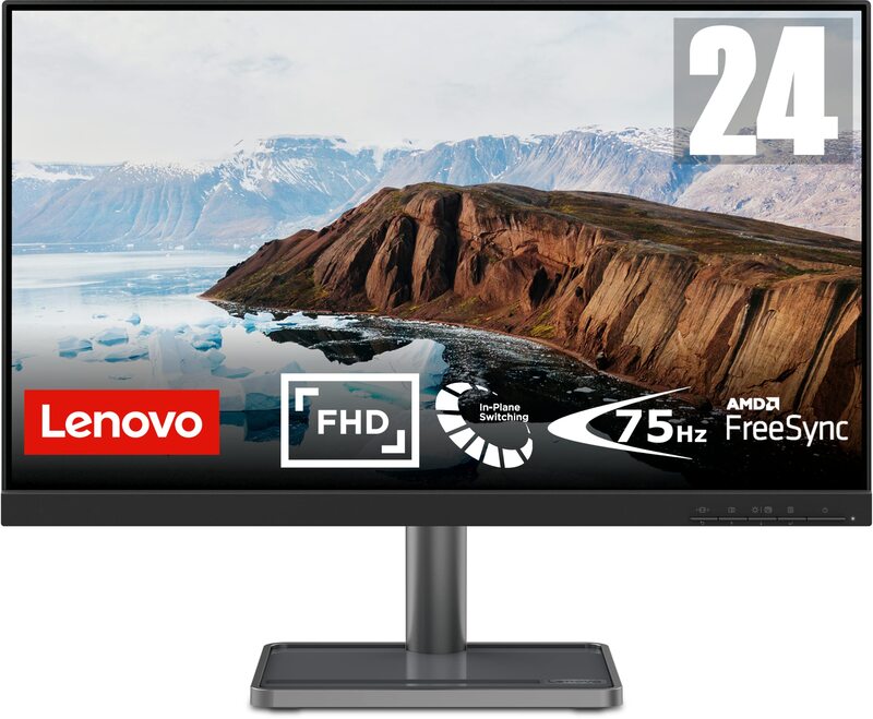 

Lenovo 23.8-inch FHD Gaming Monitor, Black