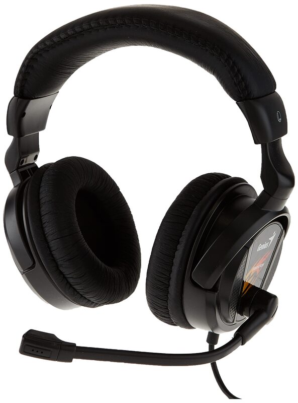 

Genius GX HS-G500V Noise Cancelling Gaming Headset for PC, Black