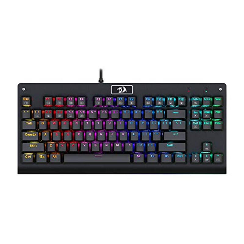 

Multiple Redragon K568RGB Blue Switch USB Wired Mechanical Gaming Keyboard for PC, Black