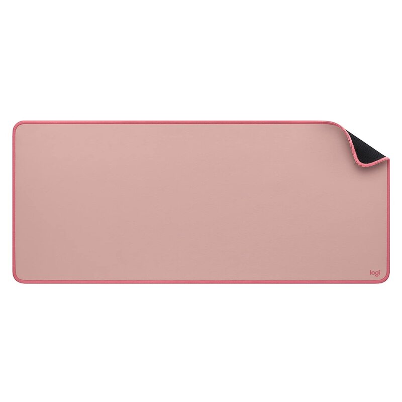 

Universal Logitech Studio Series, Multifunctional Large Extended Mouse Desk Pad Mat for Office Desk Protector with Anti-slip Base, Darker Rose