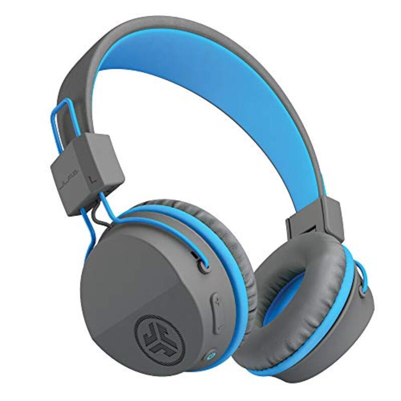 

Jlab Audio JBuddies Studio Bluetooth Over-Ear Kids Headphones, Graphite/Blue