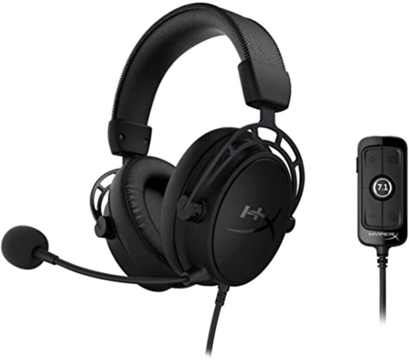 

HyperX Wired HX HSCAS BK/WW Cloud Alpha S Blackout Gaming Headset with Mic, Black