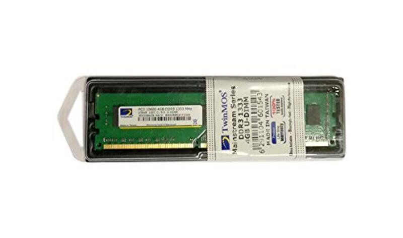 

TwinMOS 4GB DDR3 1333 MHz Desktop Memory, MDD34GB1333D16TM, Green