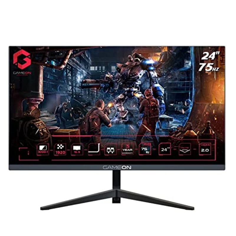 

Gameon 24 inch Flat Gaming Monitor, 778970, Black