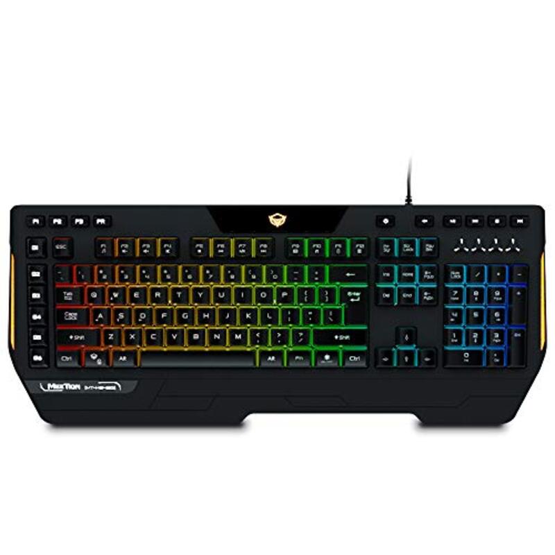 

Multiple Meetion K9420 RGB Backlit Programmable Wired Gaming Keyboard for PC, Black