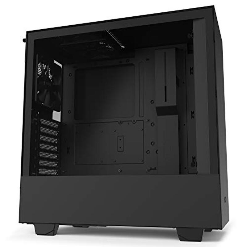 

NZXT H510 Mid Tower ATX Gaming Mini PC Case Motherboard, (Front USB Type-C Port, Tempered Glass Side Panel, Cable Management System, Water Cooling Rea