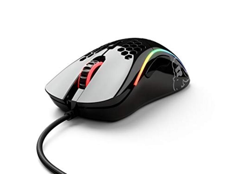 

Glorious Size Model D Wired Gaming Optical Mouse, Glossy Black