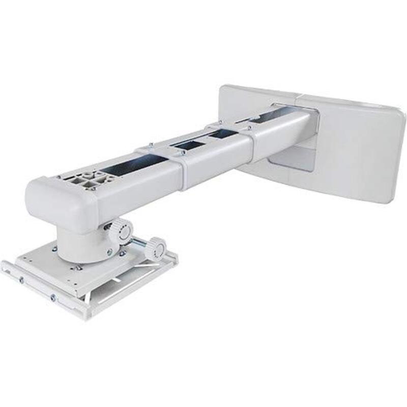

Universal Optoma OWM3000ST Double Bolt Wall Mount Short with Telescopic Arm, White