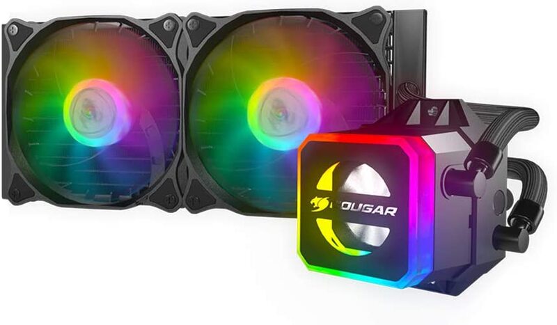 

Cougar HELOR 240 5V Addressable RGB CPU Liquid Cooling with Core Box v2 & Remote Controller, Multicolour