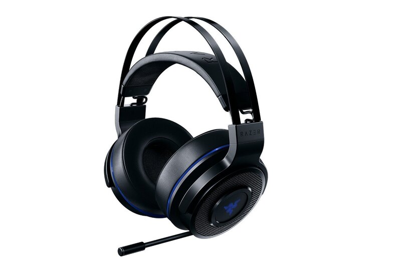

Sony Razer Dolby 7.1 Surround Sound Wireless Retractable Digital Microphone Gaming Headset for PC & Playstation PS4, Black