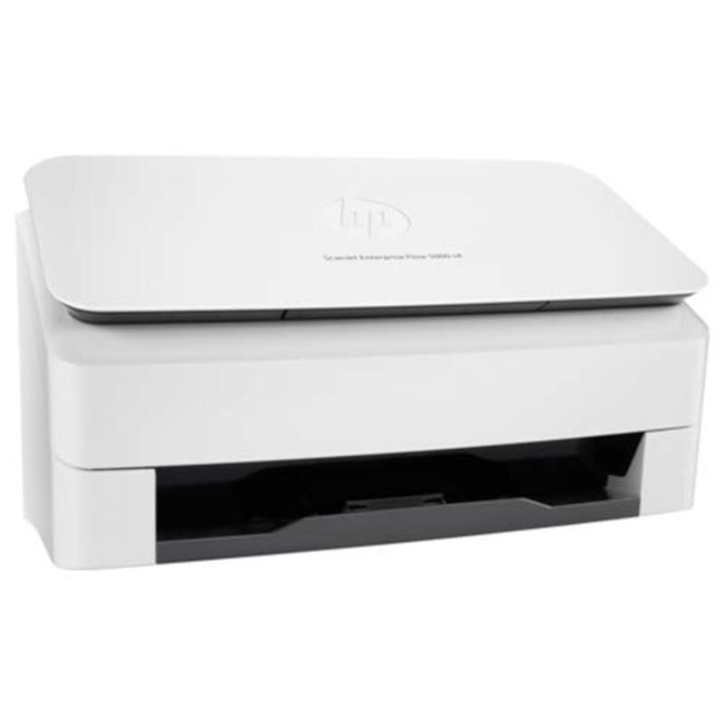 

HP ScanJet Enterprise Flow 5000 S4 Sheetfed Scanner, 600DPI, White