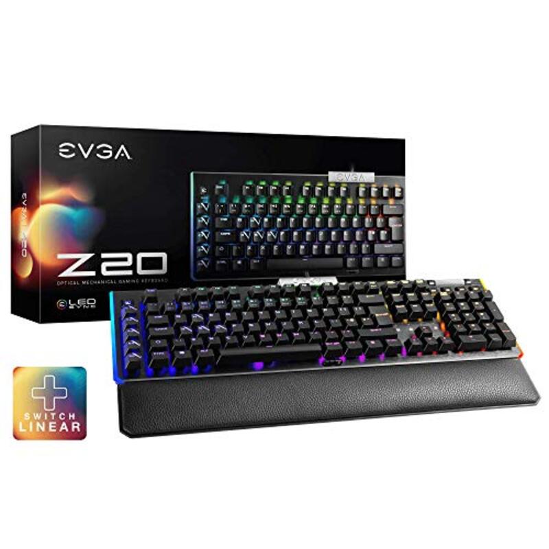 

EVGA Z20 Rgb Optical Mechanical Gaming Keyboard, Black