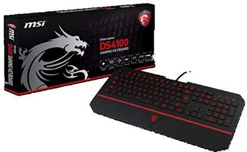 

MSI DS4100 Interceptor Gaming Keyboard, Black