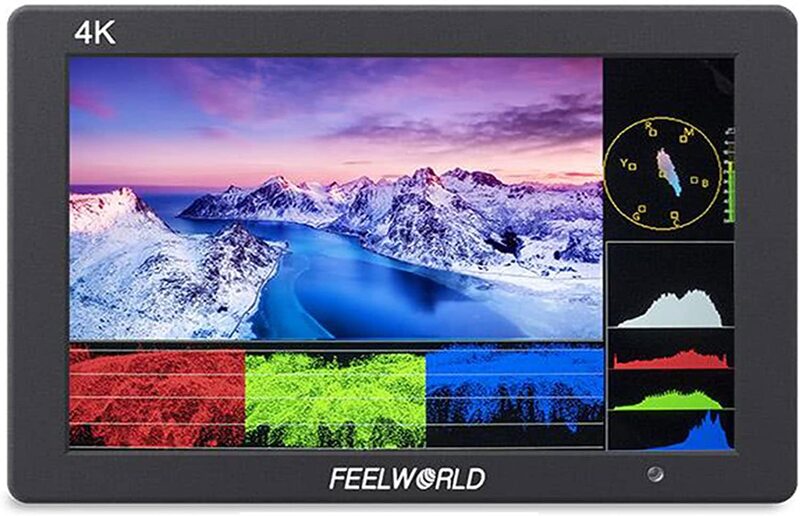 

Feelworld 7 Inch T7 Plus 3D Lut On-Camera Field Monitor, Black