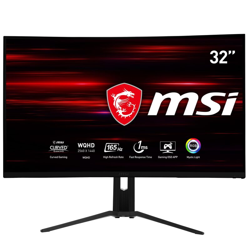 

MSI 31.5-inch Optix Curved Gaming Monitor, MAG322CQR, Black