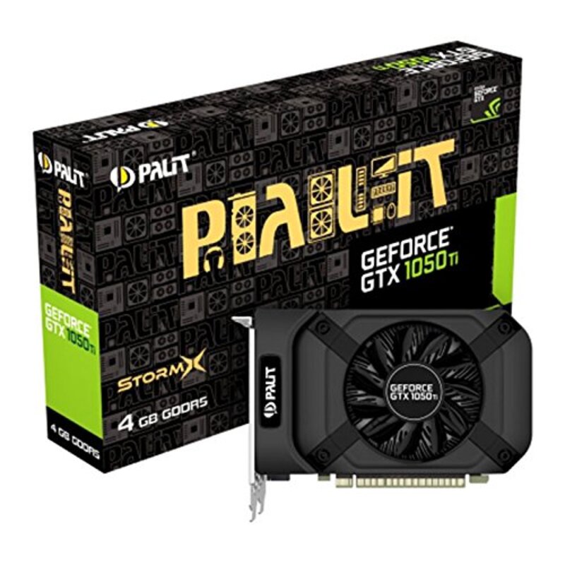 

Palit NVIDIA GeForce GTX 1050 Ti 4GB Graphics Card, Black