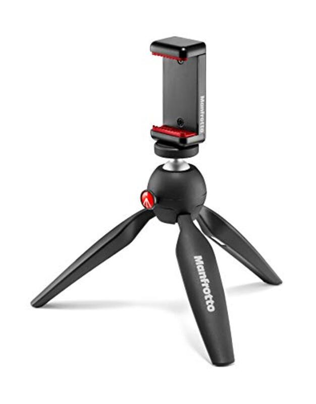 

Manfrotto Pixy Clamp Table Tripod, Black