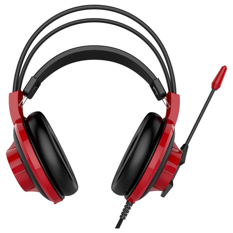 

MSI DS501 Wired Over-Ear Headset with Mic, Black/Red