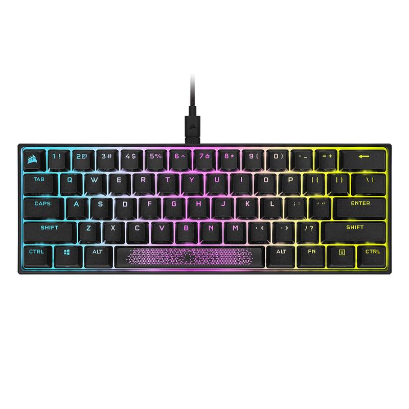 

Corsair K65 RGB Mini 60% Mechanical Wired Gaming Keyboard, Black