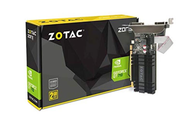 

Zotac GeForce Nvidia GT 710 2GB DDR3 Graphics Card, Black