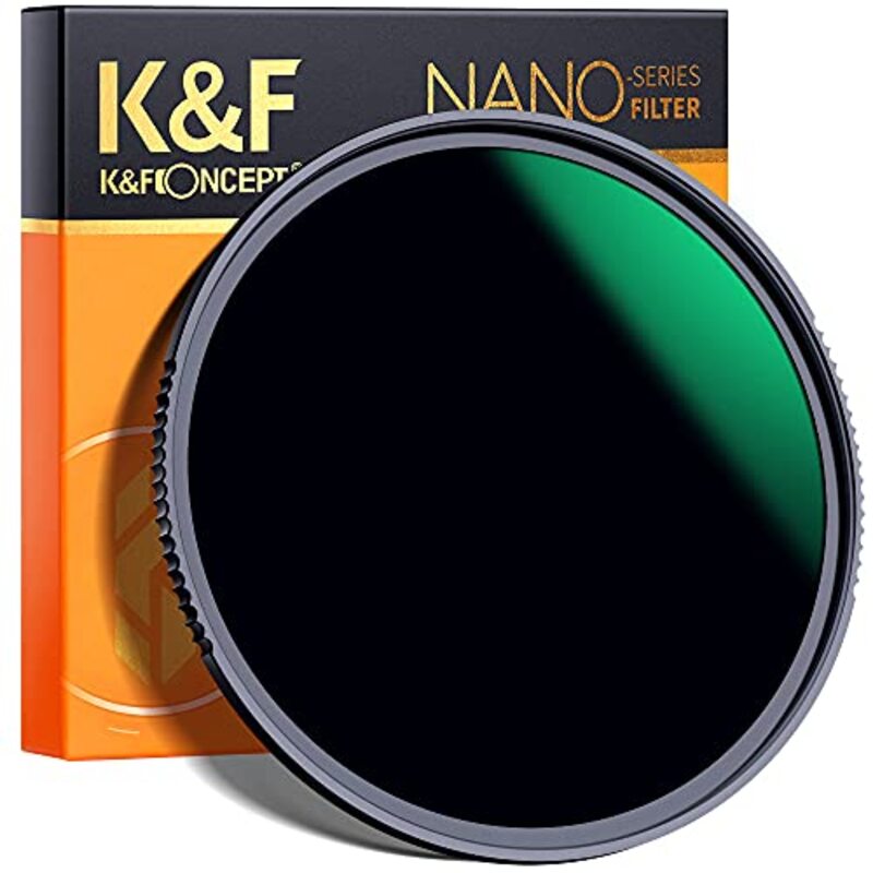 

K&F Concept ND Filter ND1000 10 Stops Neutral Density Lens Filter, 49mm, Black