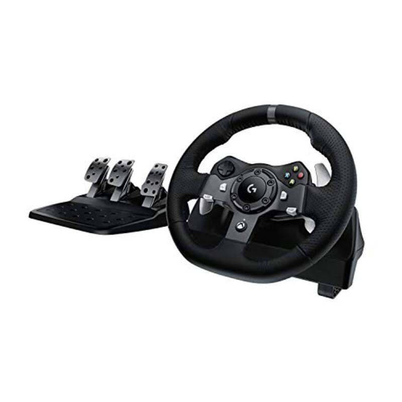 

Multiple Logitech G920 Driving Force Racing Wheel and Floor Pedals for Xbox Series X/S, Xbox One, PC, Mac, Black
