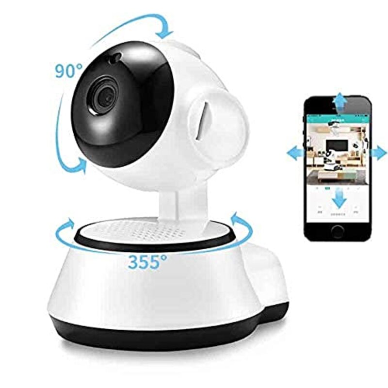 

Generic Home Security Wifi 720P Night Vision Wireless Mini Ip Surveillance Camera, White