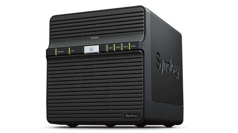

Synology 64TB DiskStation Network Attached Storage Drive, DS420J, Black
