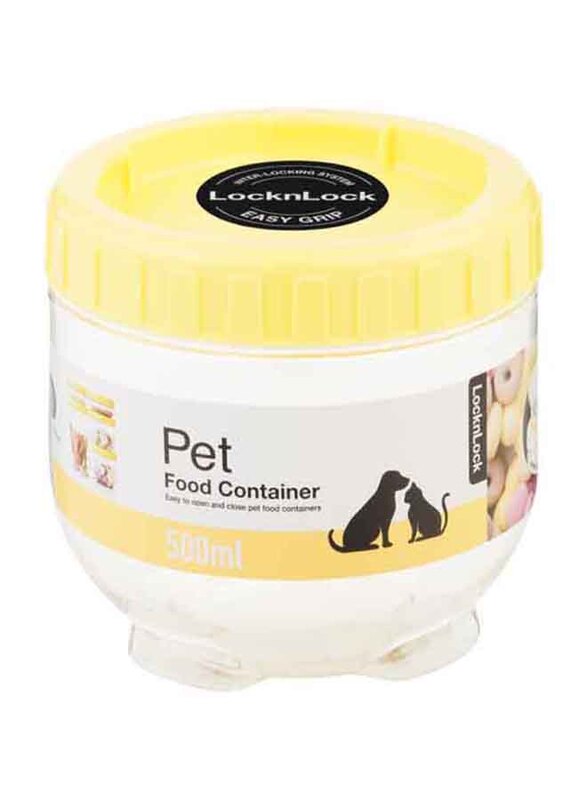 

LocknLock Pet Food Container, 500ml, Yellow