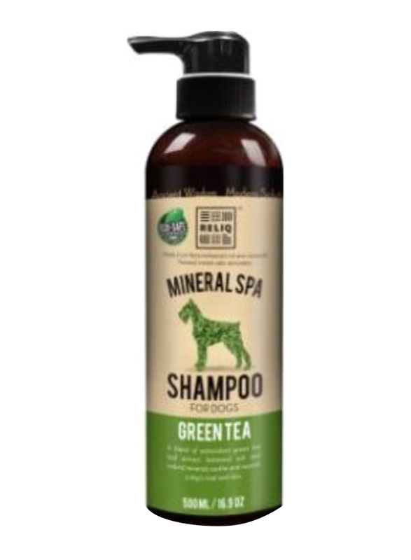 

Reliq Mineral Spa Green Tea Shampoo for Dogs, Multicolour