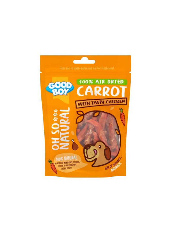 

Good Boy Oh So Natural Low Fat Air-Dried Carrot Dog Treats with Chicken, 85g