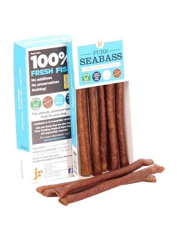 

Jr Pure Hypoallergenic Sea Bass Meat Sticks Dog Dry Food, 50g
