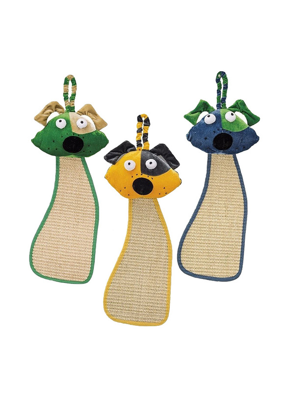 

Ferplast Cat Scratching Pad with Animal Head, Brown/Green