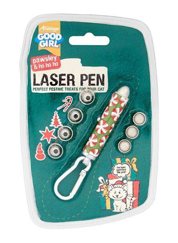 

Armitage Good Girl Laser Pen Cat Toy with Projectors & Batteries, Multicolour