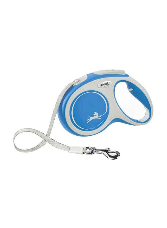 

Flexi Comfort Retractable Tape Dog Leashs, Medium, 5m, Blue/White