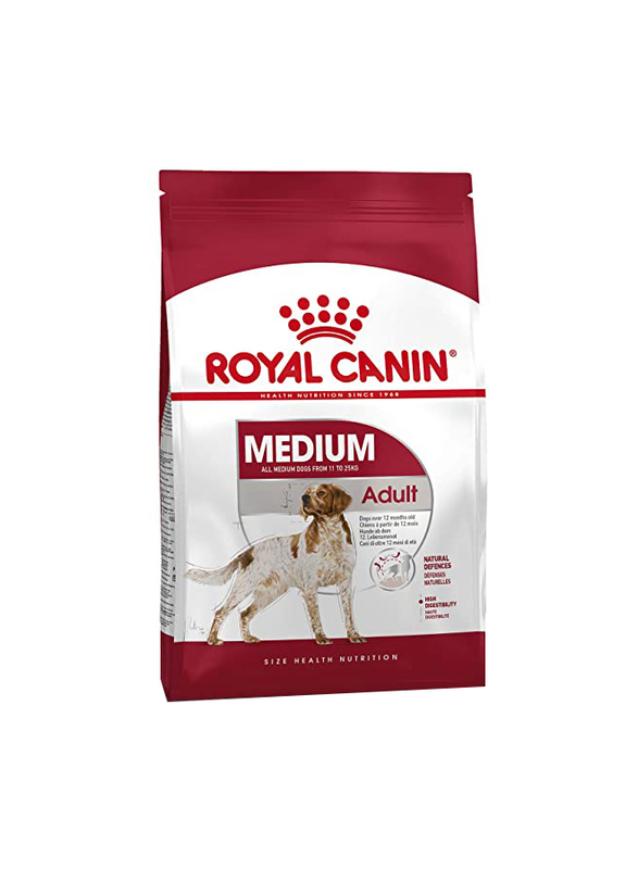 

Royal Canin Medium Breed Adult Dry Dog Food, 4Kg
