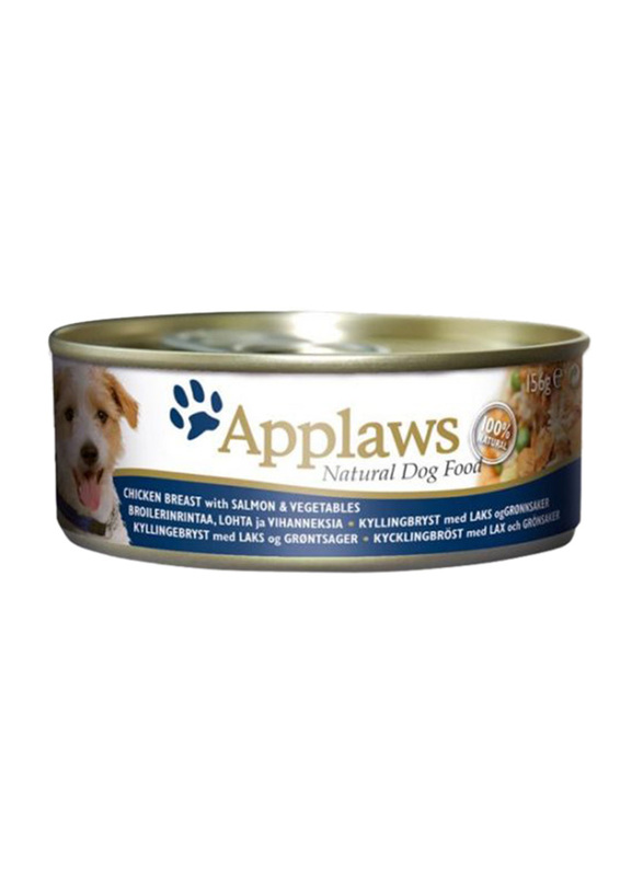 

Applaws Chicken Breast with Salmon & Vegetables Wet Dog Food, 156g